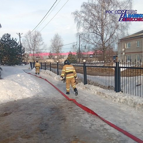 29 февраля работники пожарно-спасательной части № 21 по охране Рязанского района провели контрольно-проверочное пожарно-тактическое занятие